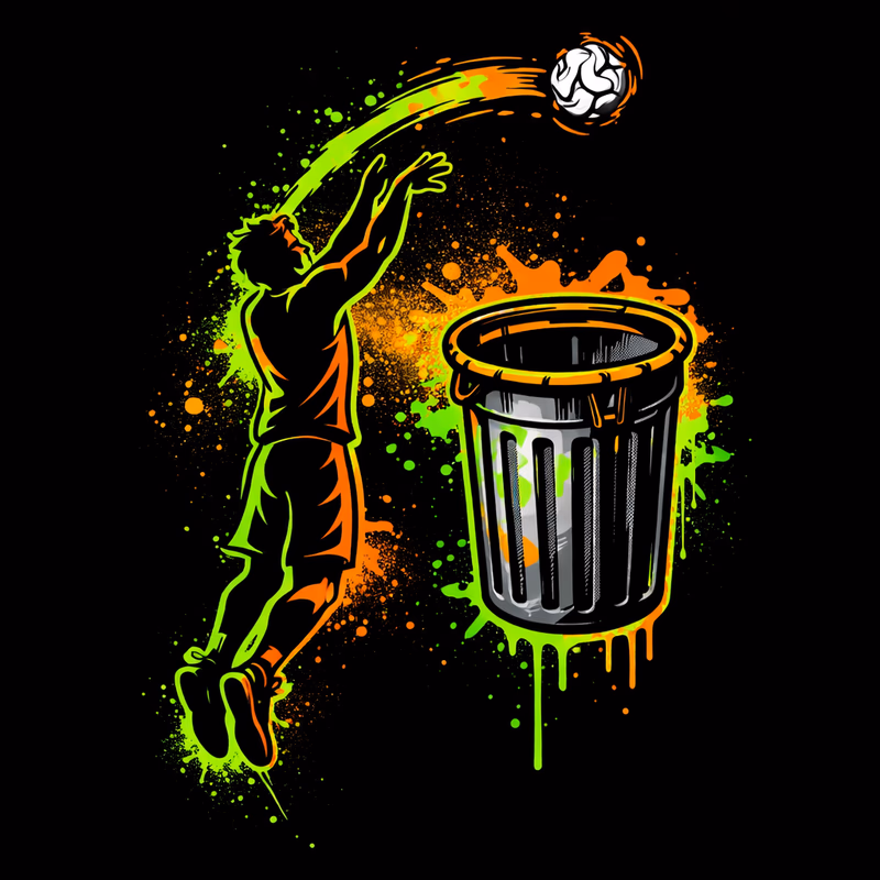 Trash Can Basketball logo